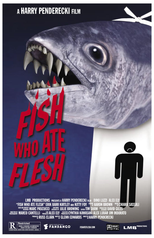 The Fish Who Ate Flesh - Brutal Massacre Collector's Series Theatrical Poster