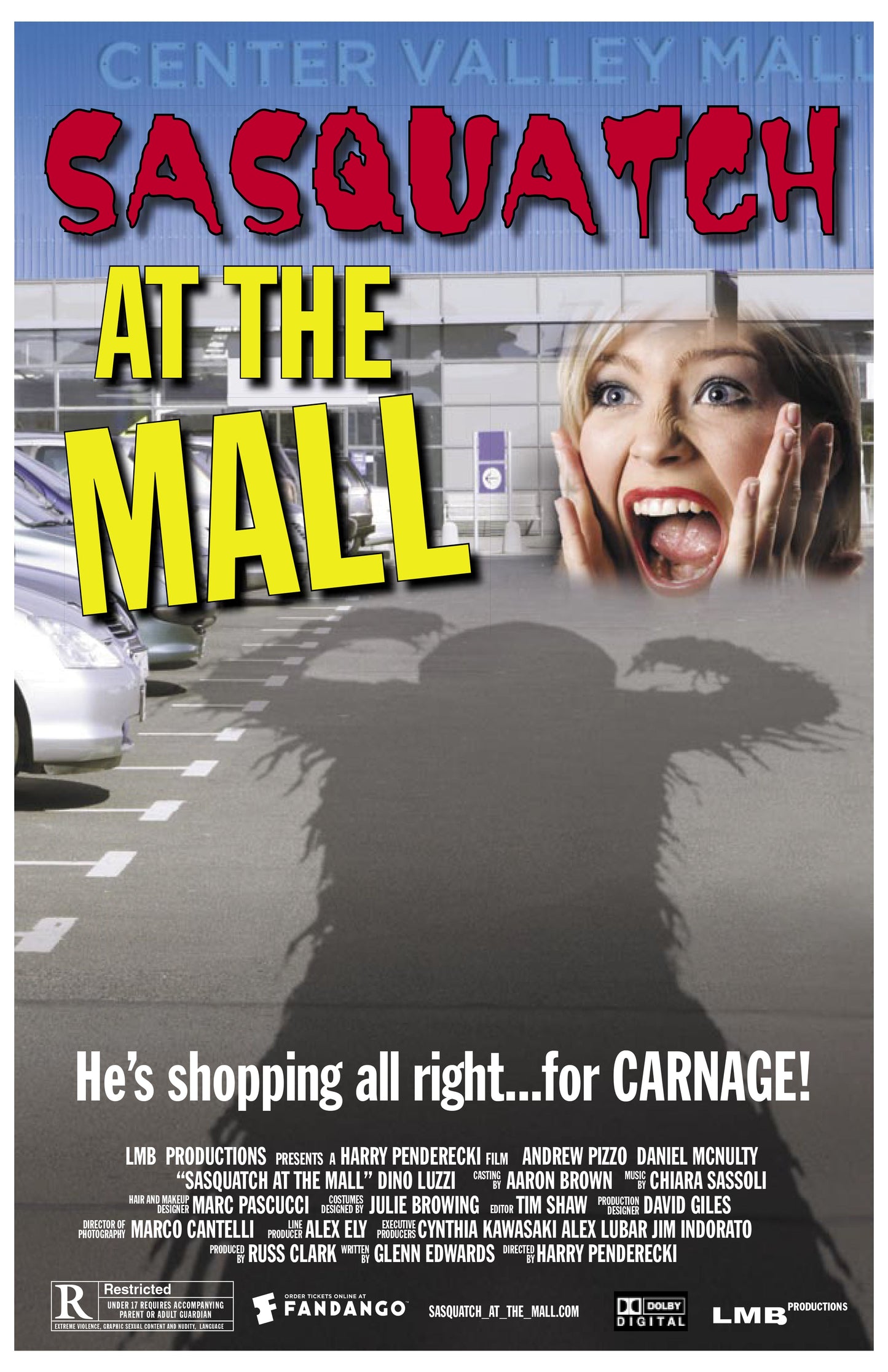 Sasquatch at the Mall - Brutal Massacre Collector's Series Theatrical Poster